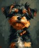 Malowanie Po Numerach Zestaw Yorkshire Terrier 40x50